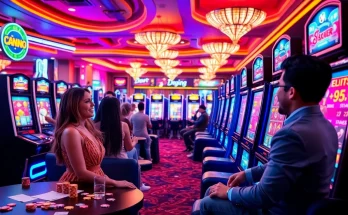 Enjoying the thrill of slot gacor games at a vibrant casino with exciting machines.