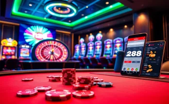 hz88 poker chip stacking and placing bets on a vibrant, polished casino table